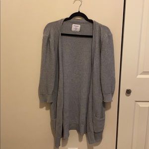 American Eagle Outfitters Cardigan Sweater Gray